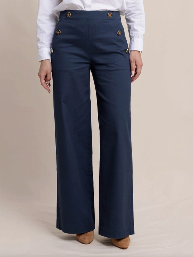 Thalia Sailor Pant | Navy