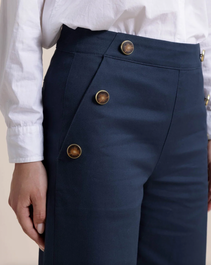 Thalia Sailor Pant | Navy