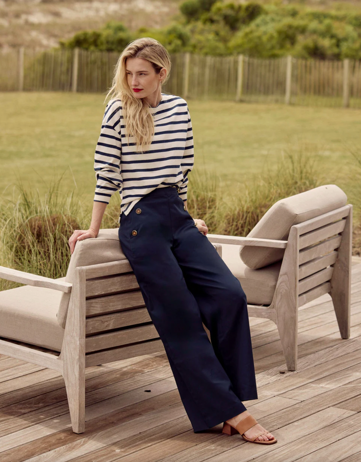 Thalia Sailor Pant | Navy