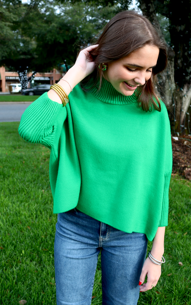 Aja Sweater | Kelly Green