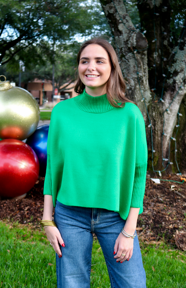 Aja Sweater | Kelly Green