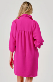 DOORBUSTER :: Mandy Dress | Hot Pink