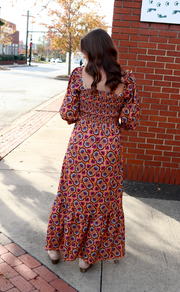 Yellowstone Smocked Maxi