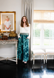 Lillian Skirt | Emerald Marble