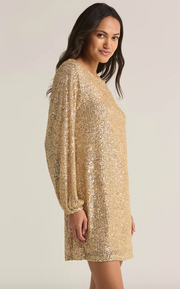 Andromeda Sequin Mini Dress - LARGE