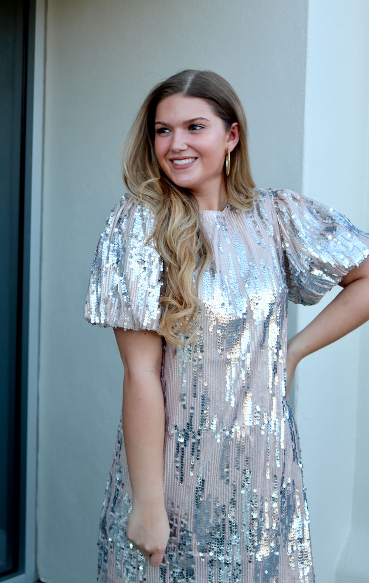 bright sequin dress Kiss Me At Midnight Sequin Dress