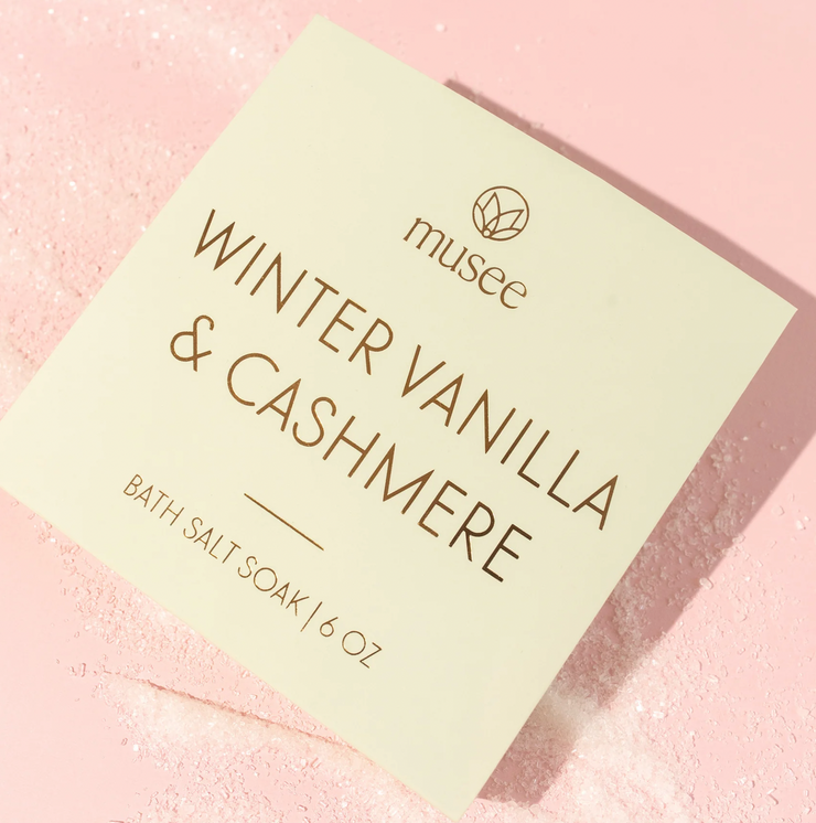 Winter Vanilla & Cashmere Bath Salt Soak