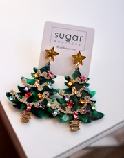 Festive Lights Christmas Tree Earring