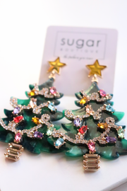 Festive Lights Christmas Tree Earring