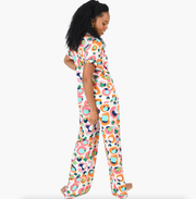 Multi Spot Cheetah Pajama Pant Set