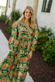 Jenny Maxi Dress | Tropical Mirage