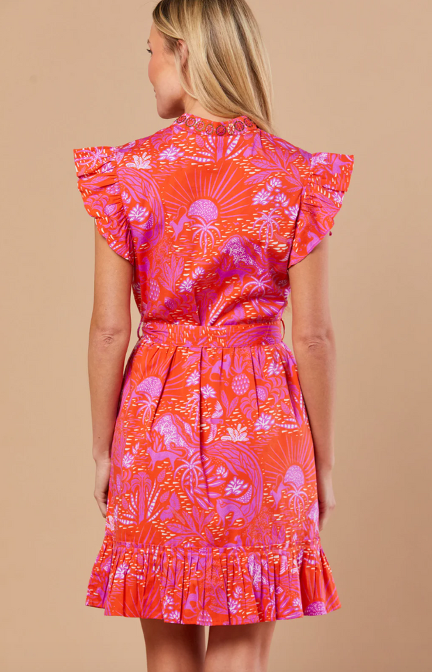 Miller Dress | Whimsical Island Sunset