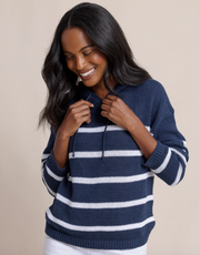 Everlee Striped Hoodie Sweater