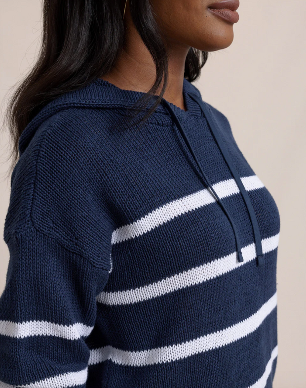 Everlee Striped Hoodie Sweater