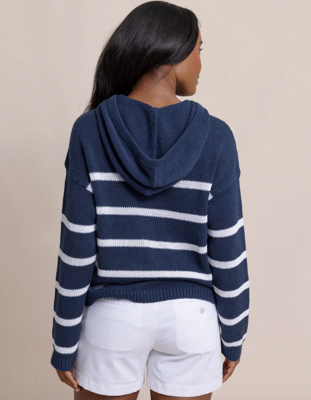 Everlee Striped Hoodie Sweater