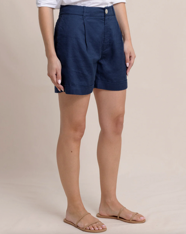 Jacey Twill Short | Navy