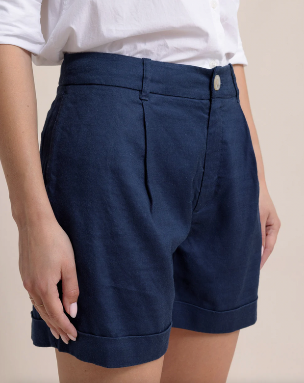 Jacey Twill Short | Navy