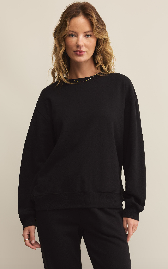 Boyfriend Sweatshirt | Black