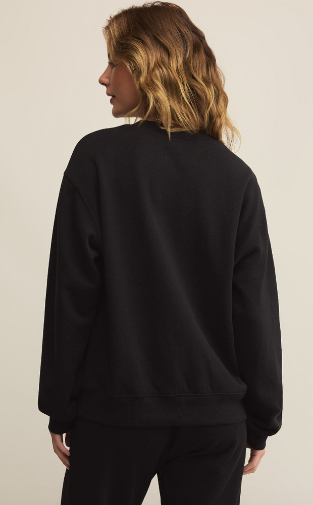 Boyfriend Sweatshirt | Black