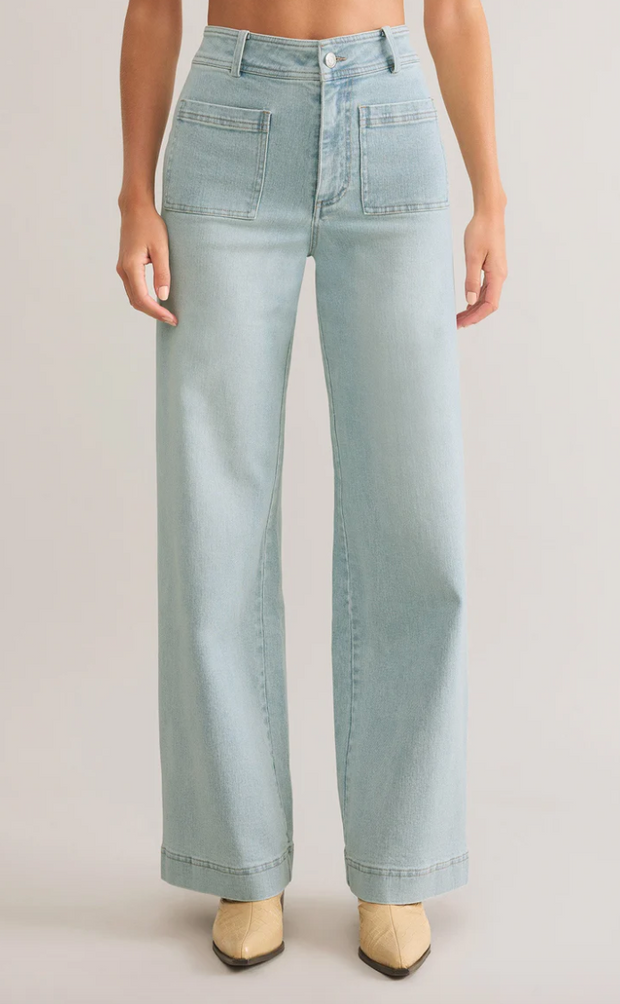 Bradley Stretch Denim Pant | Faded Indigo