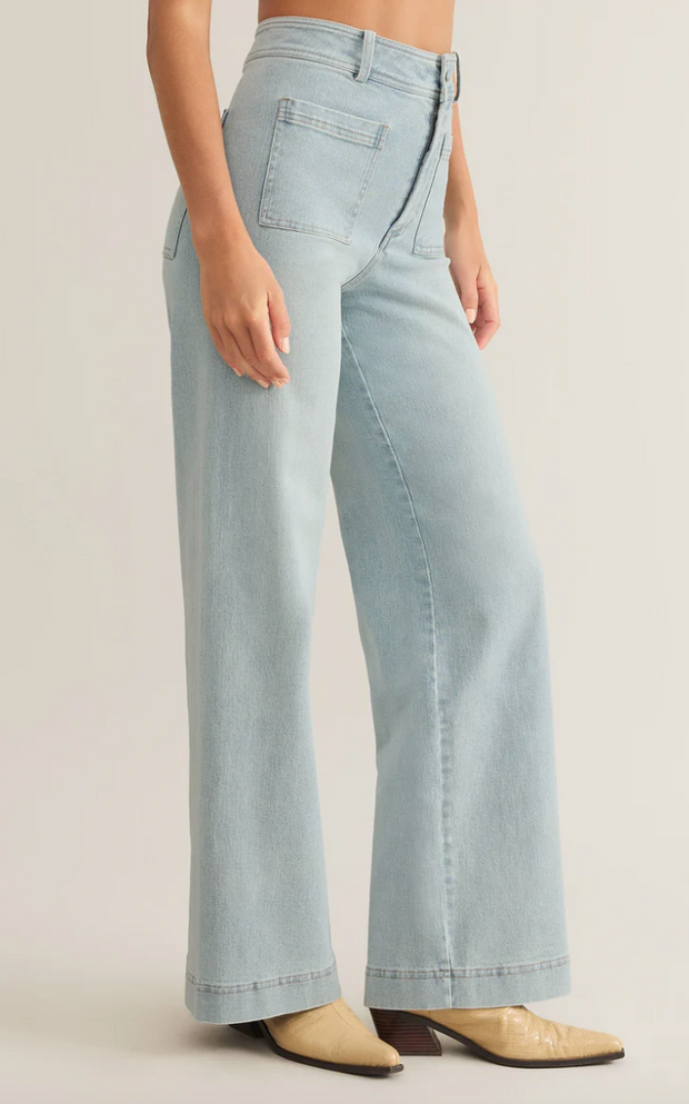 Bradley Stretch Denim Pant | Faded Indigo