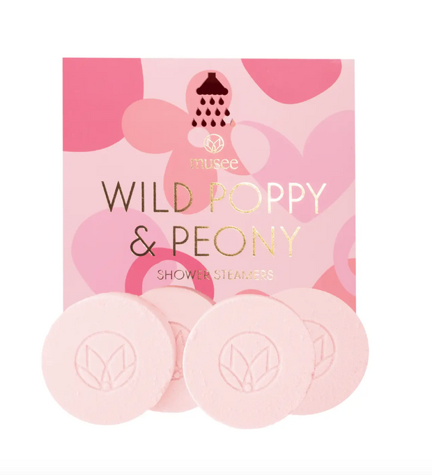 Wild Poppy & Peony Shower Steamers