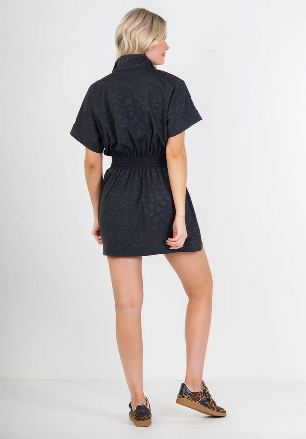 Pullover Dress | Midnight Cheetah