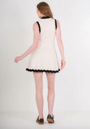 Varsity Orchid Dress | Black Sand