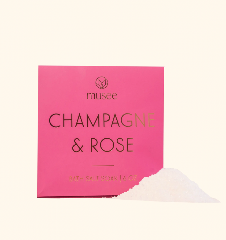 Champagne & Rose Mini Salt Soak