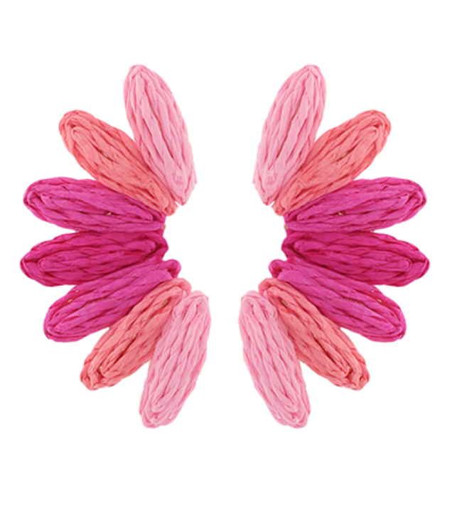 Flower Power Earring | Pink Ombre