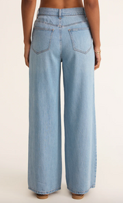 Mia Luxe Soft Denim Pant | Light Vintage Indigo