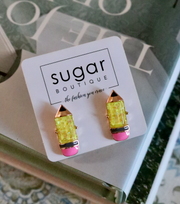 Sparkling Pencil Stud