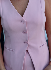 Mila Vest | Light Pink