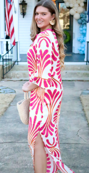 Pink Palm Maxi