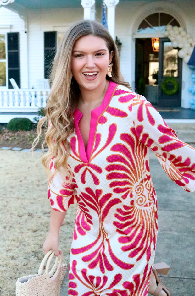 Pink Palm Maxi