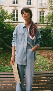 All Day Luxe Soft Denim Jacket