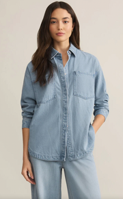 All Day Luxe Soft Denim Jacket