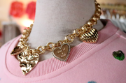 One of A Kind Heart Charm Necklace