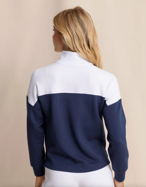 Braylyn Zip Pullover | Dress Blue