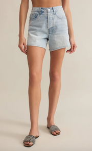 Everyday Hi-Rise Denim Short | Faded Indigo