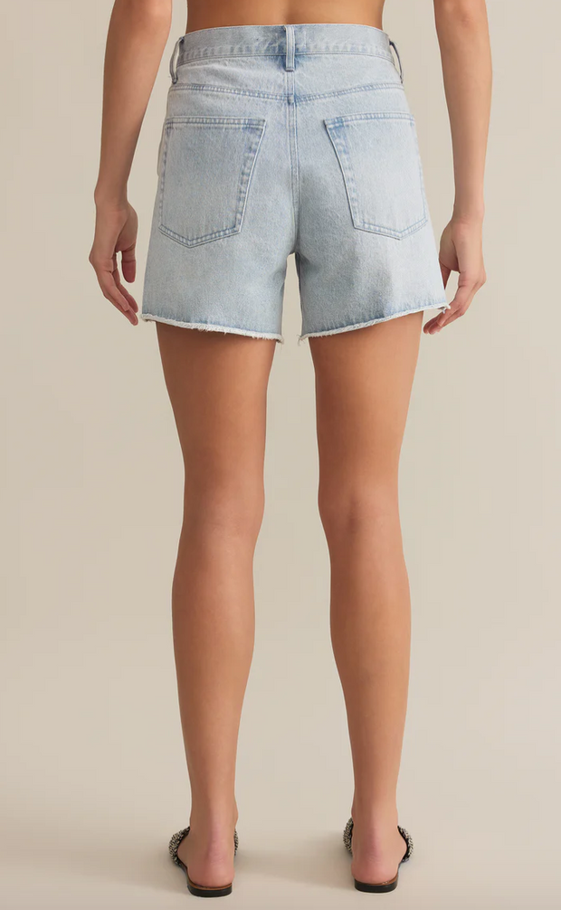 Everyday Hi-Rise Denim Short | Faded Indigo