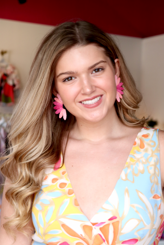 Flower Power Earring | Pink Ombre