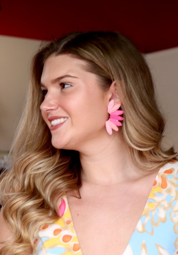 Flower Power Earring | Pink Ombre