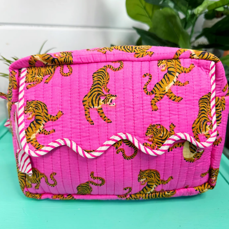 Ruffled Toiletry Bag | PinkTigers