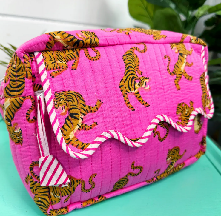 Ruffled Toiletry Bag | PinkTigers