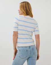 Simple Stripes Top | Baby Blue