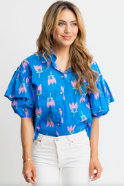 Funky Tulip Ruffle Top