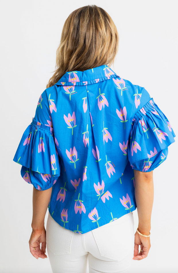 Funky Tulip Ruffle Top