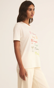 Cocktails Boyfriend Tee