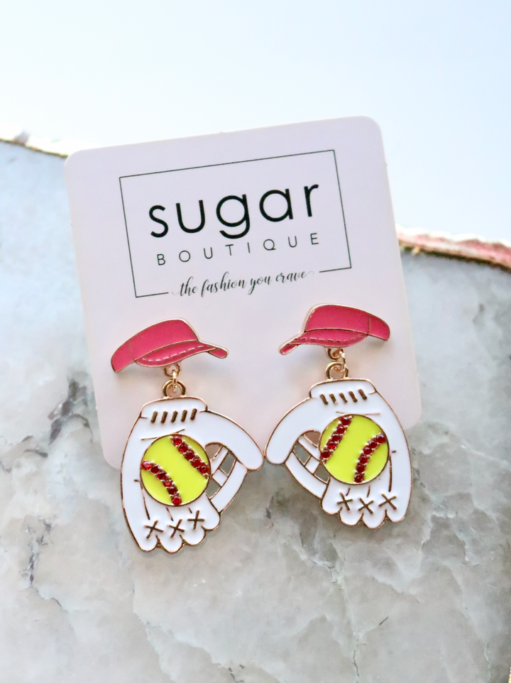 Softball Glove Earring